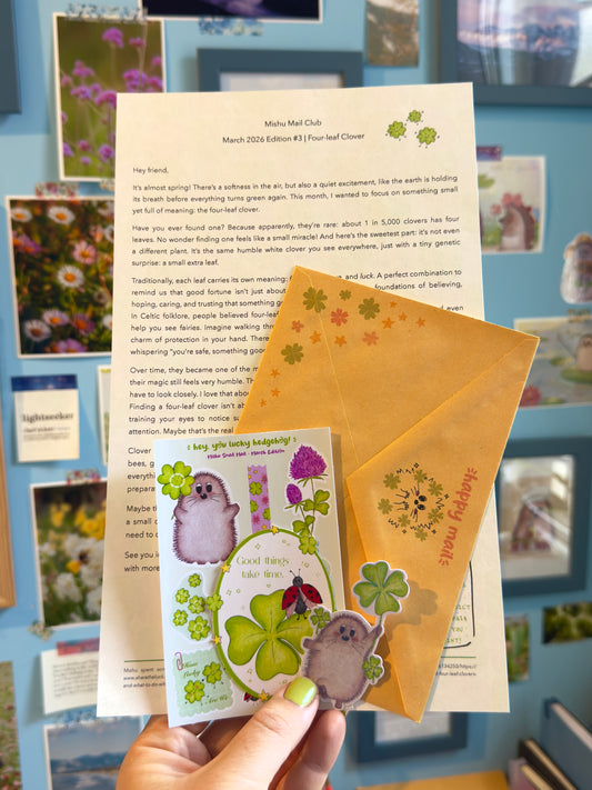 Mishu Sticker Club ✂️ – Monthly Sticker & Snail Mail Subscription