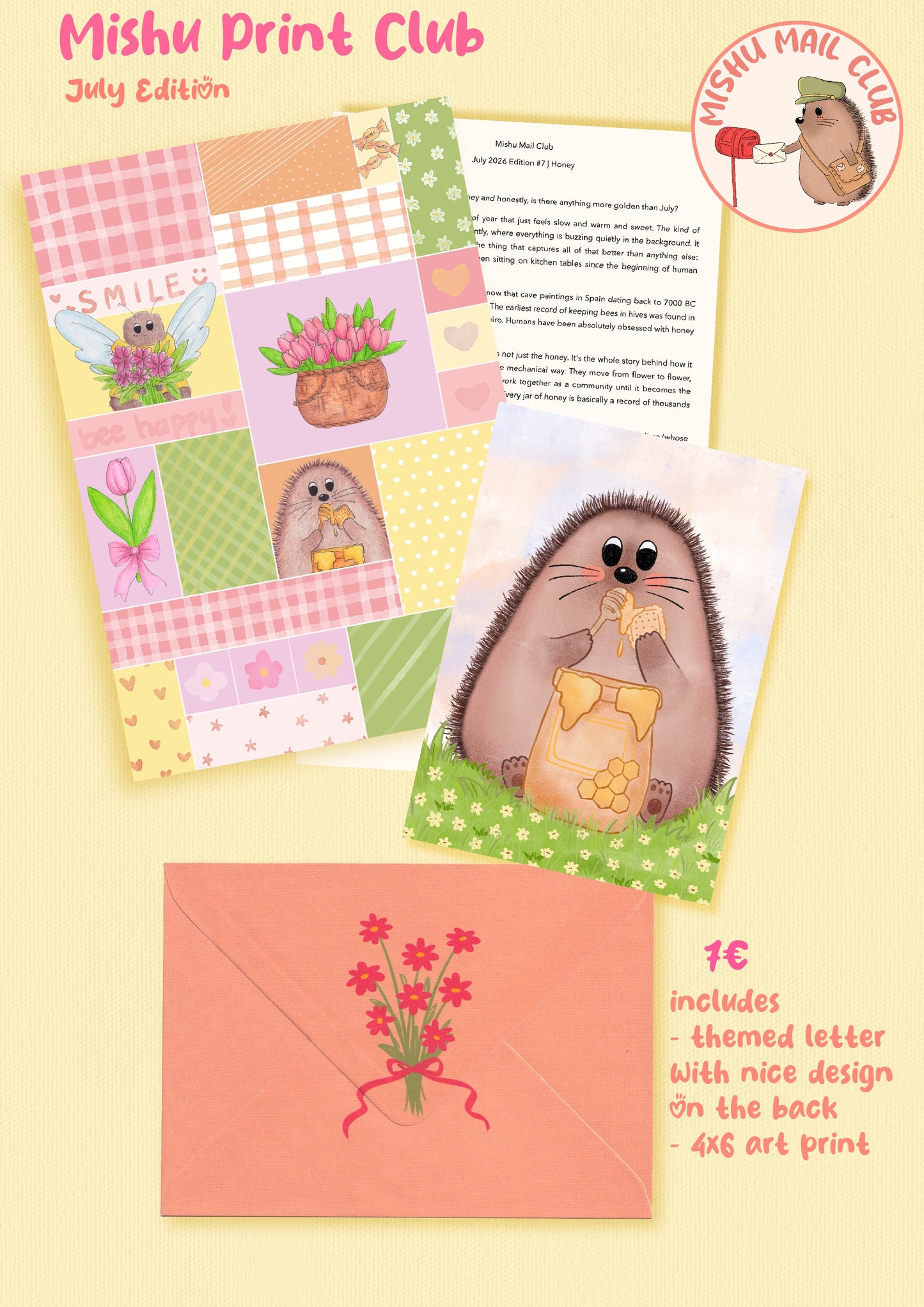 Mishu Mail Club Returning Edition - Issue 7 (July 🍯)